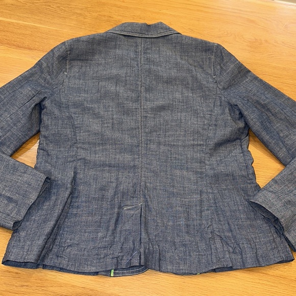 TORY BURCH Brand C.Wonder Size 14-Denim Jeans Blazer Giglio Style ~Jacket Layer - Picture 9 of 16